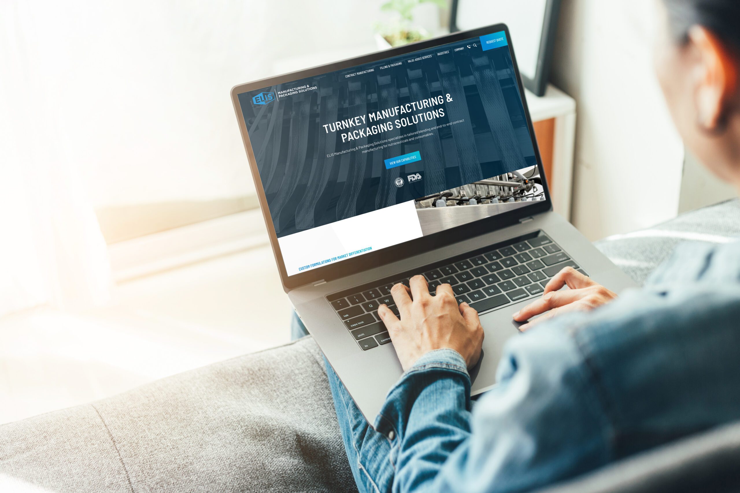 mockup image blank screen computer with blank white background f